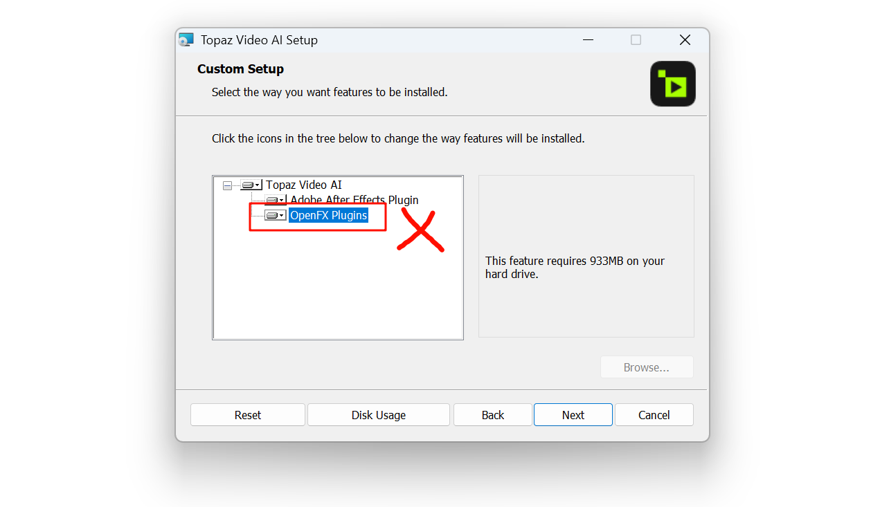 不能让OpenFX Plugins默认安装